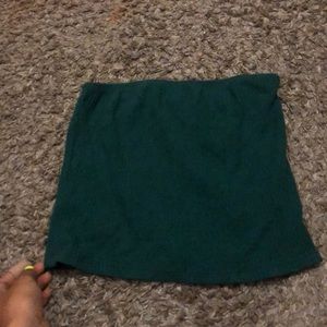 Dark Green Tupe Top